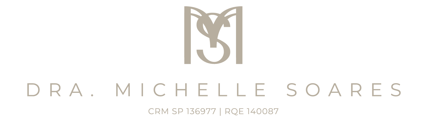 logotipo dra michele soares gold